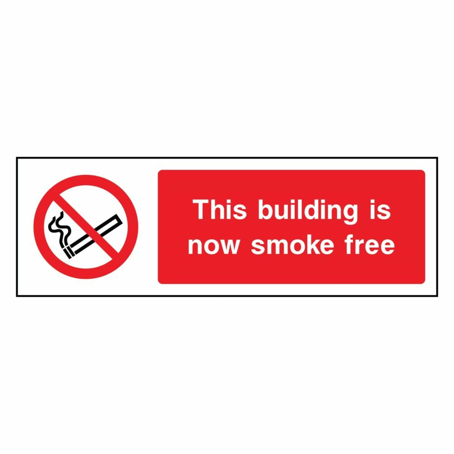 This Building is Now Smoke Free Sign