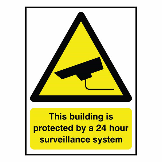 This Building is Protected CCTV Sign