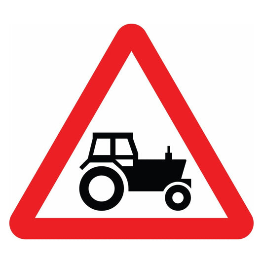 Tractor Road Warning Sign