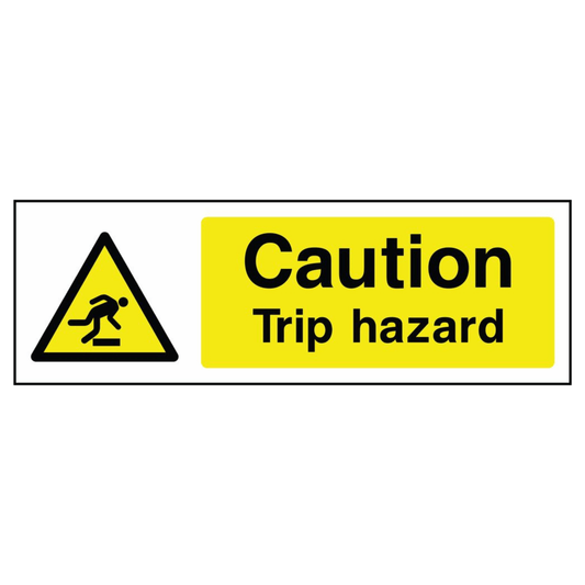 Trip Hazard Caution Sign
