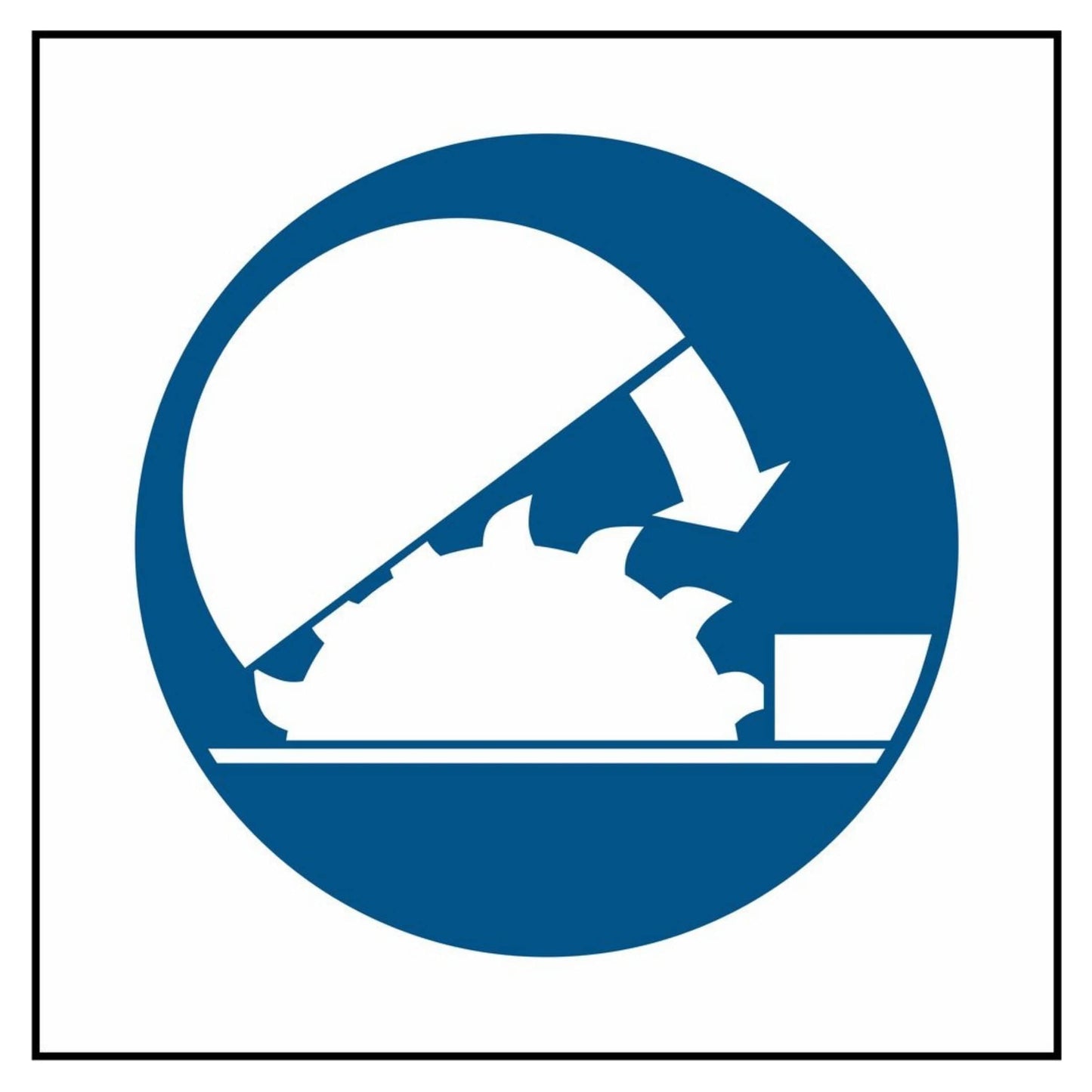 Use Adjustable Guards Symbol Safety Sign