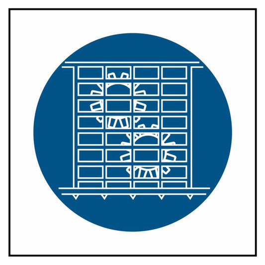 Use Guards Symbol Safety Sign