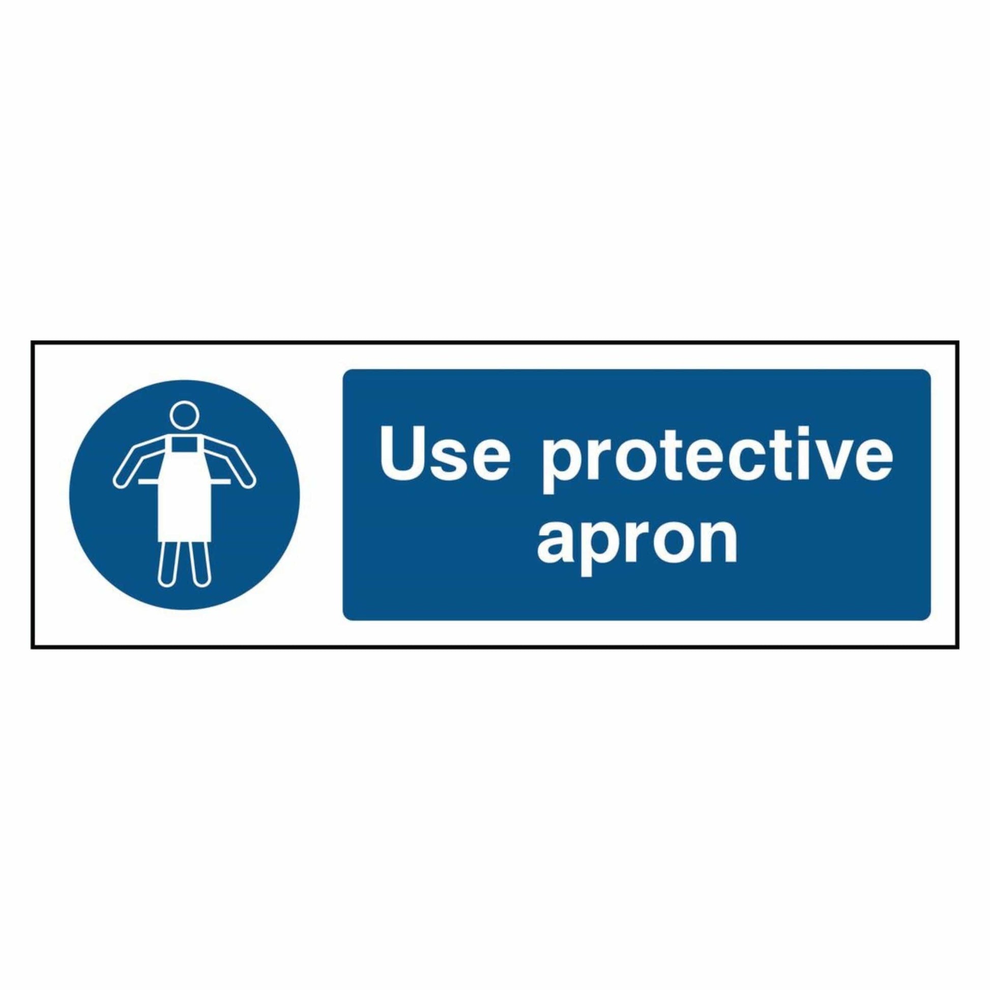 Use Protective Apron PPE Sign