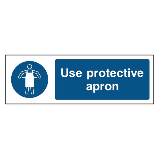 Use Protective Apron PPE Sign