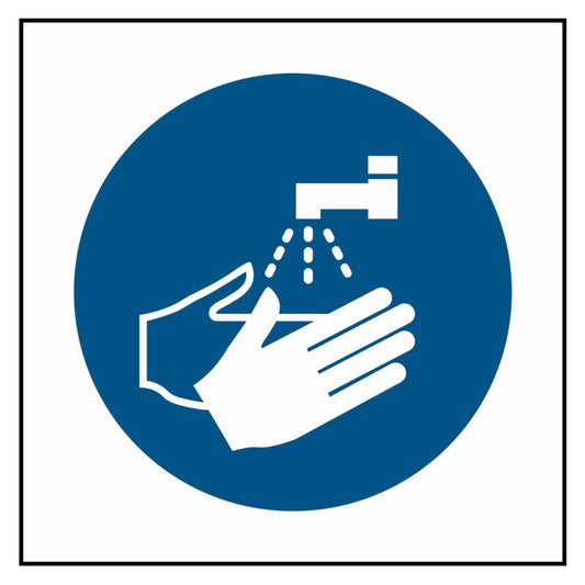 Wash Your Hands Symbol Sign