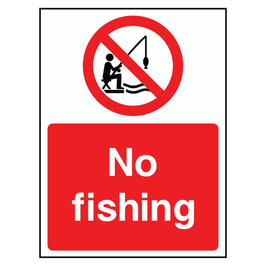 No Fishing Sign