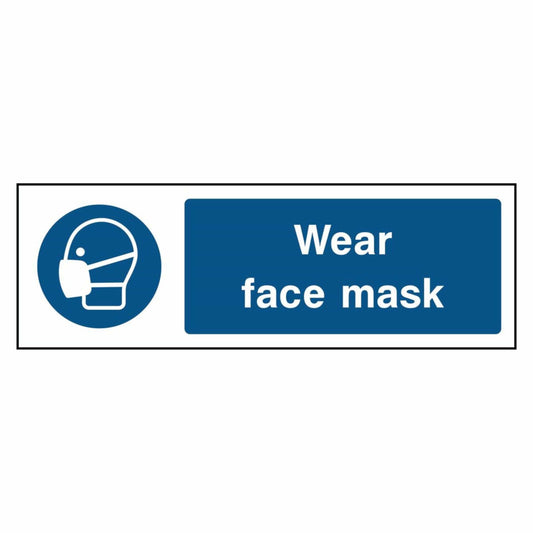 Wear Face Mask PPE Sign