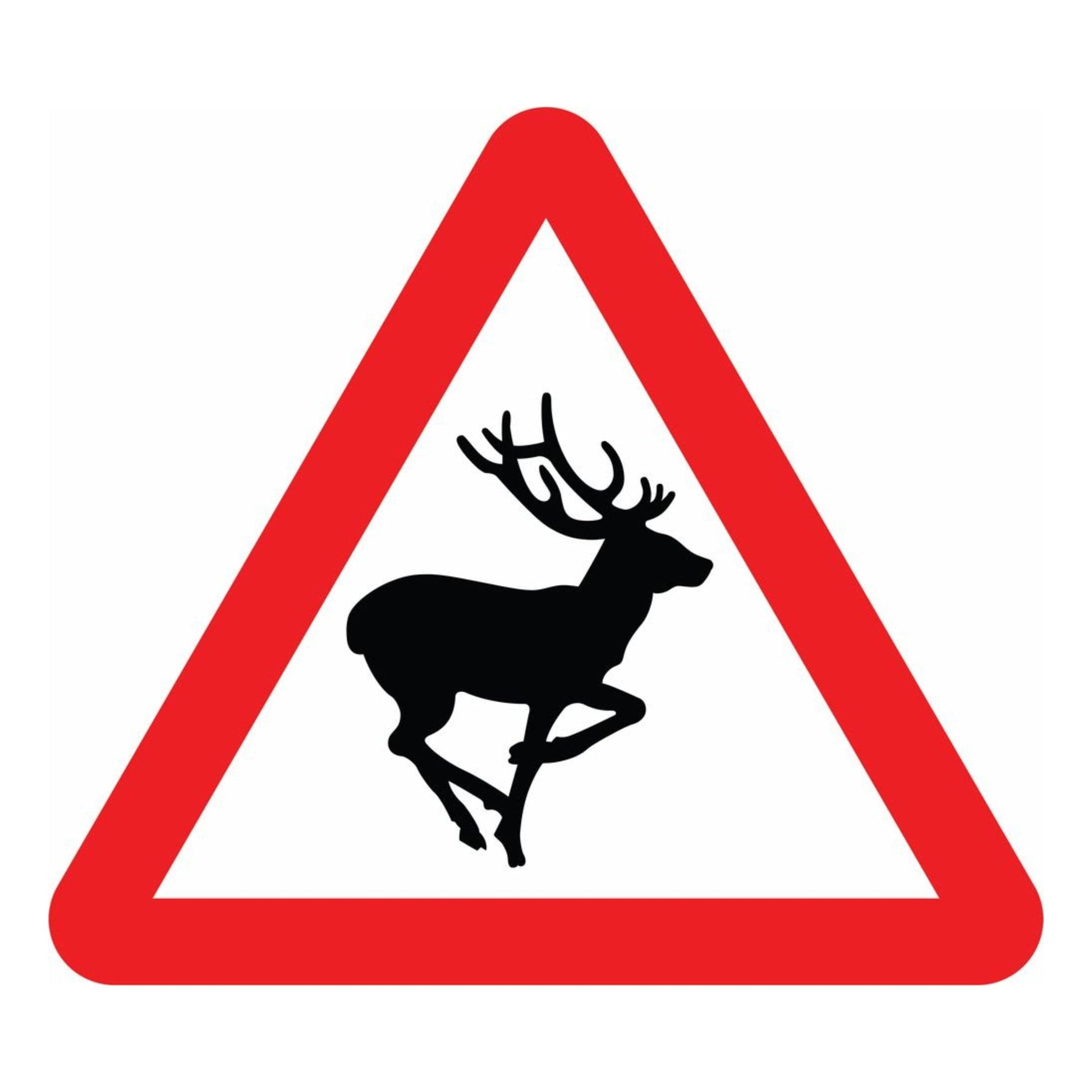 Wild Animal Road Warning Sign
