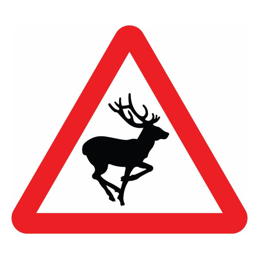 Wild Animal Road Warning Sign