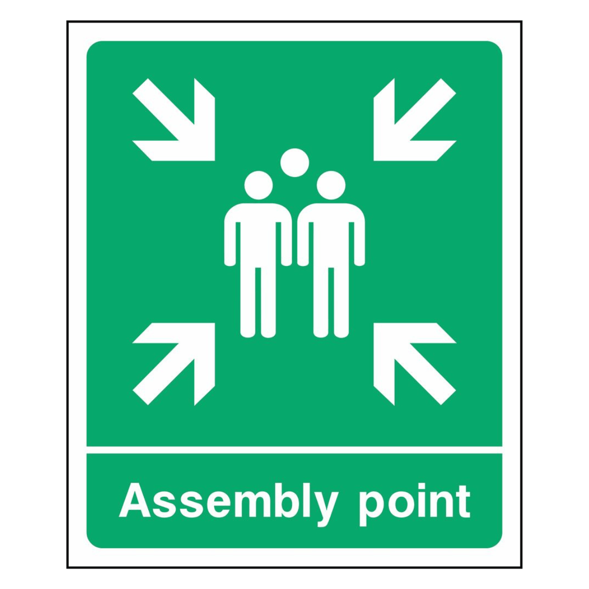 Workplace Fire Assembly Point Sign - The Safety Sign Depot