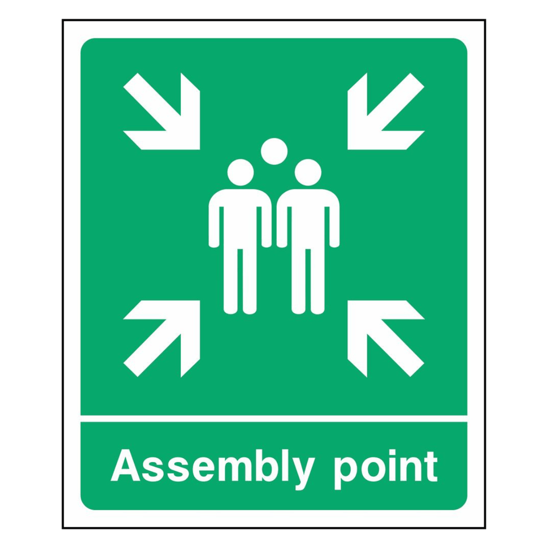 Workplace Fire Assembly Point Sign - The Safety Sign Depot