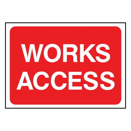 Works Access Sign